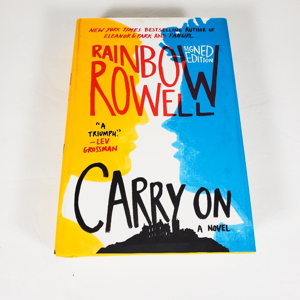Signed Rainbow Rowell Carry On Autographed Hardcover Book NEW YA
